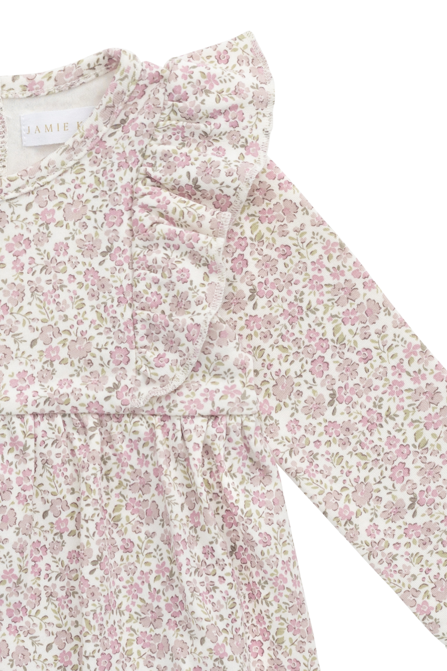Organic Cotton Vivienne Playsuit - Tully Mauve Childrens Playsuit from Jamie Kay Australia