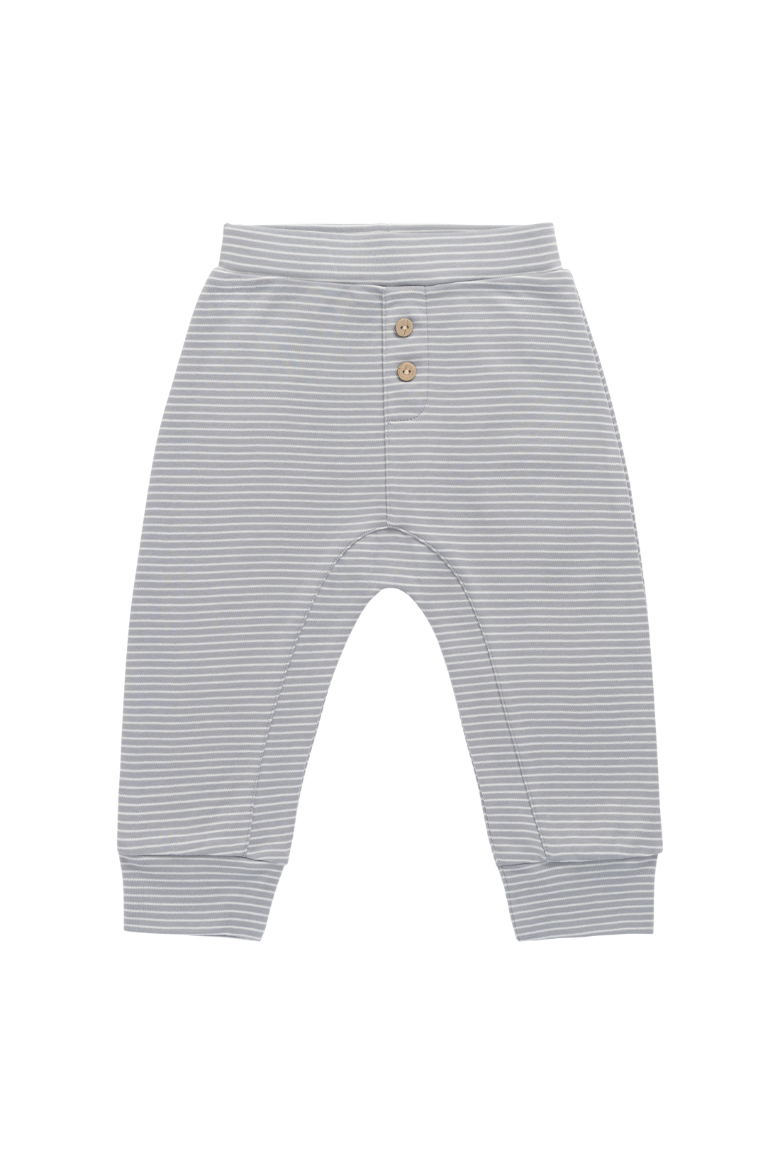 Pima Cotton Wesley Pant - Fine Stripe Missouri/Parchment Childrens Pant from Jamie Kay Australia