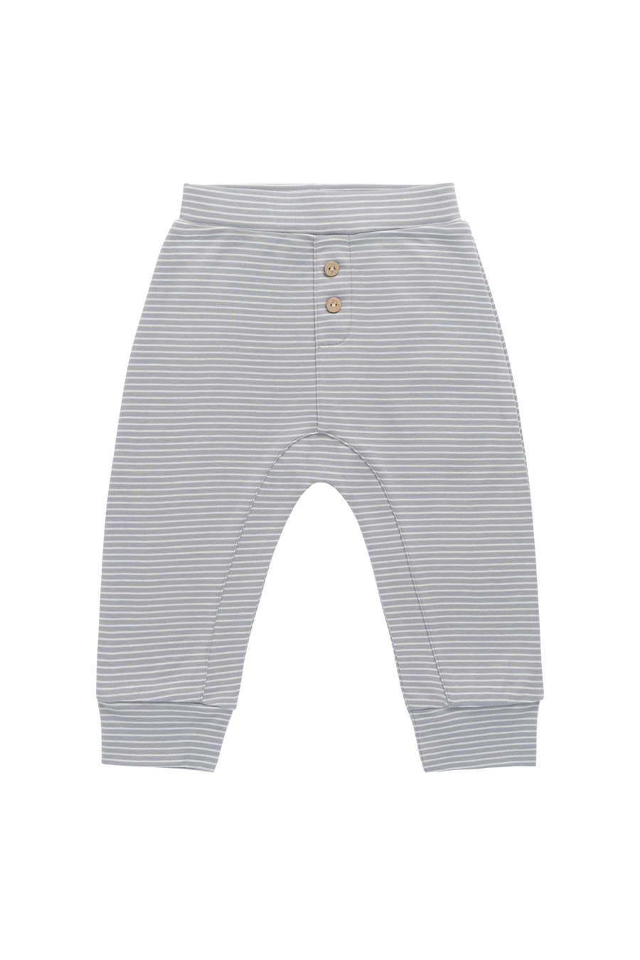 Pima Cotton Wesley Pant - Fine Stripe Missouri/Parchment Childrens Pant from Jamie Kay Australia