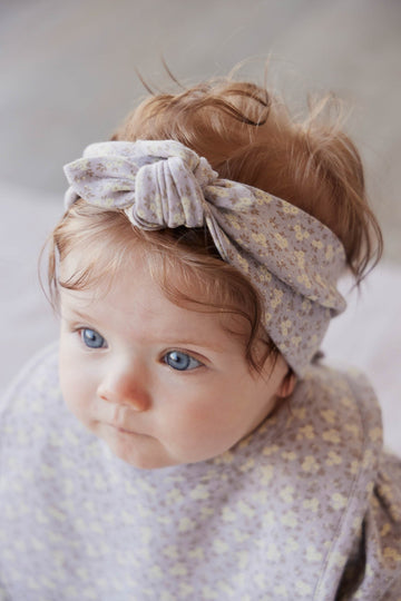 Organic Cotton Headband - Rosalie Field Raindrop Childrens Headband from Jamie Kay Australia