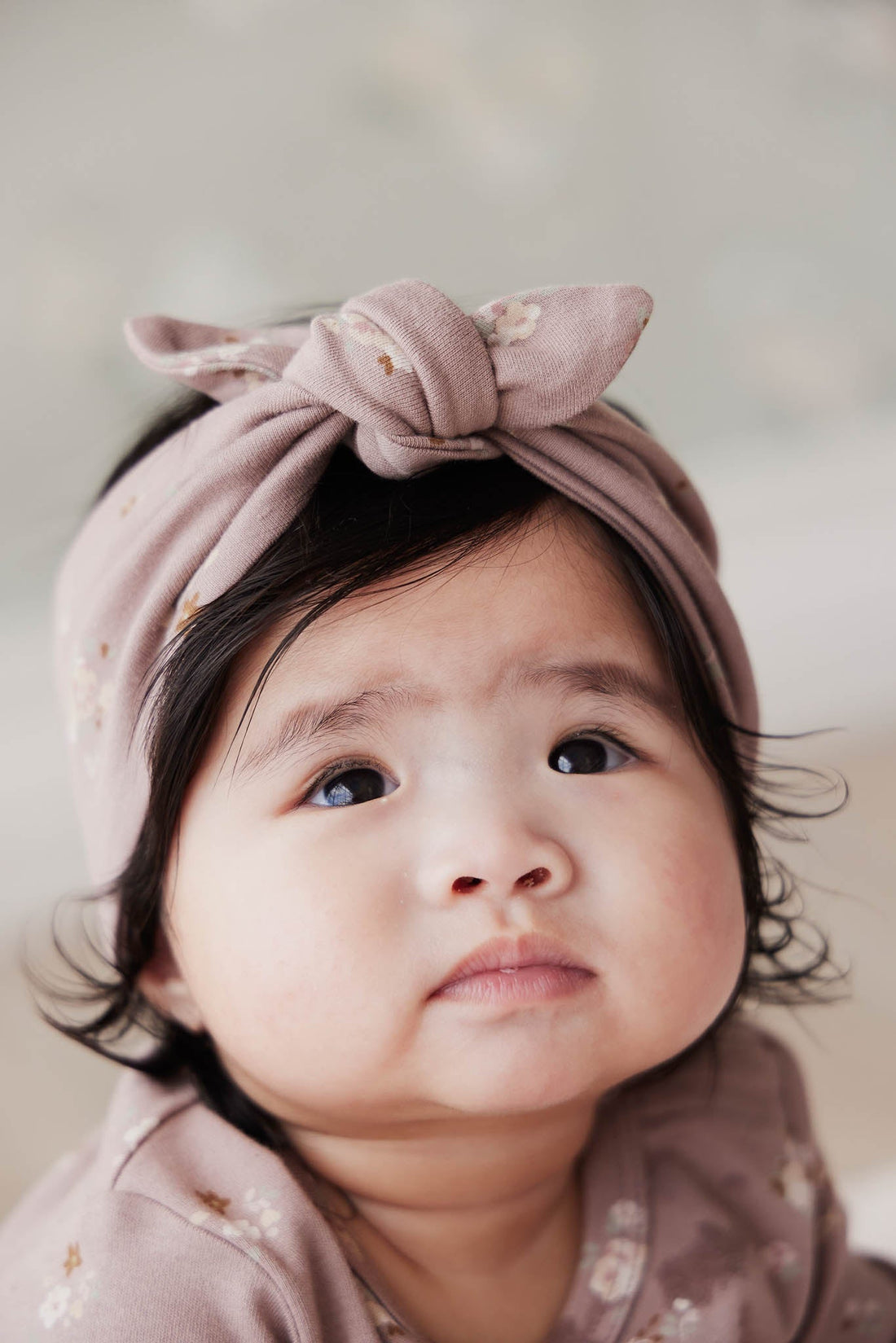 Organic Cotton Headband - Petite Fleur Antler Childrens Headband from Jamie Kay Australia