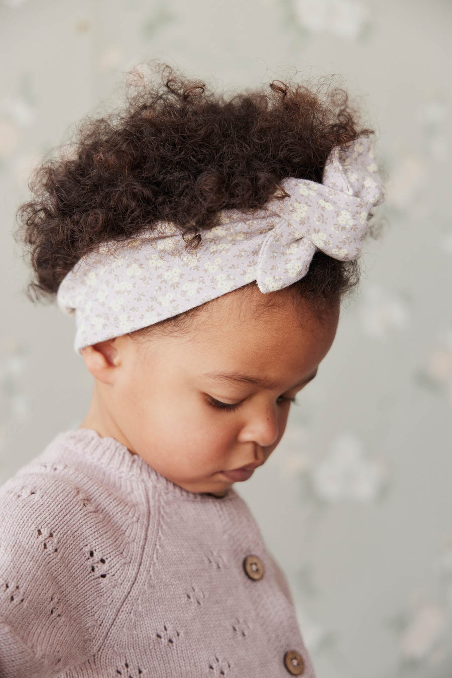 Organic Cotton Headband - Rosalie Field Raindrop Childrens Headband from Jamie Kay Australia