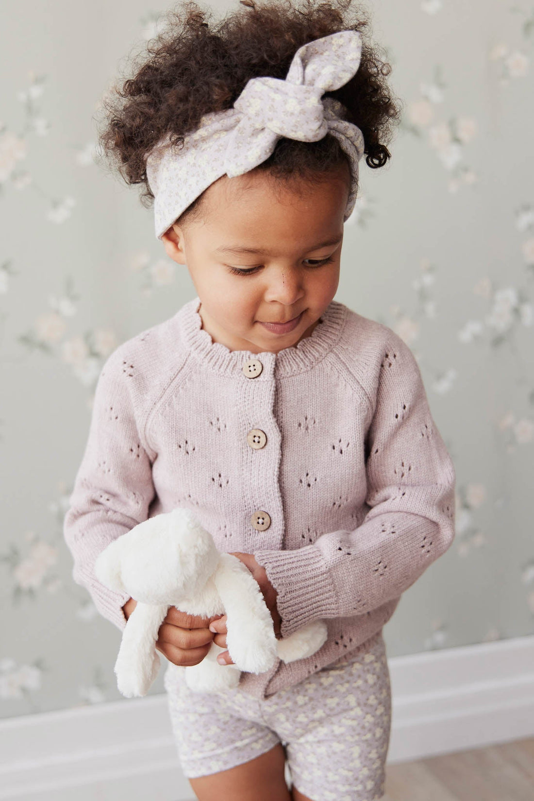 Organic Cotton Headband - Rosalie Field Raindrop Childrens Headband from Jamie Kay Australia