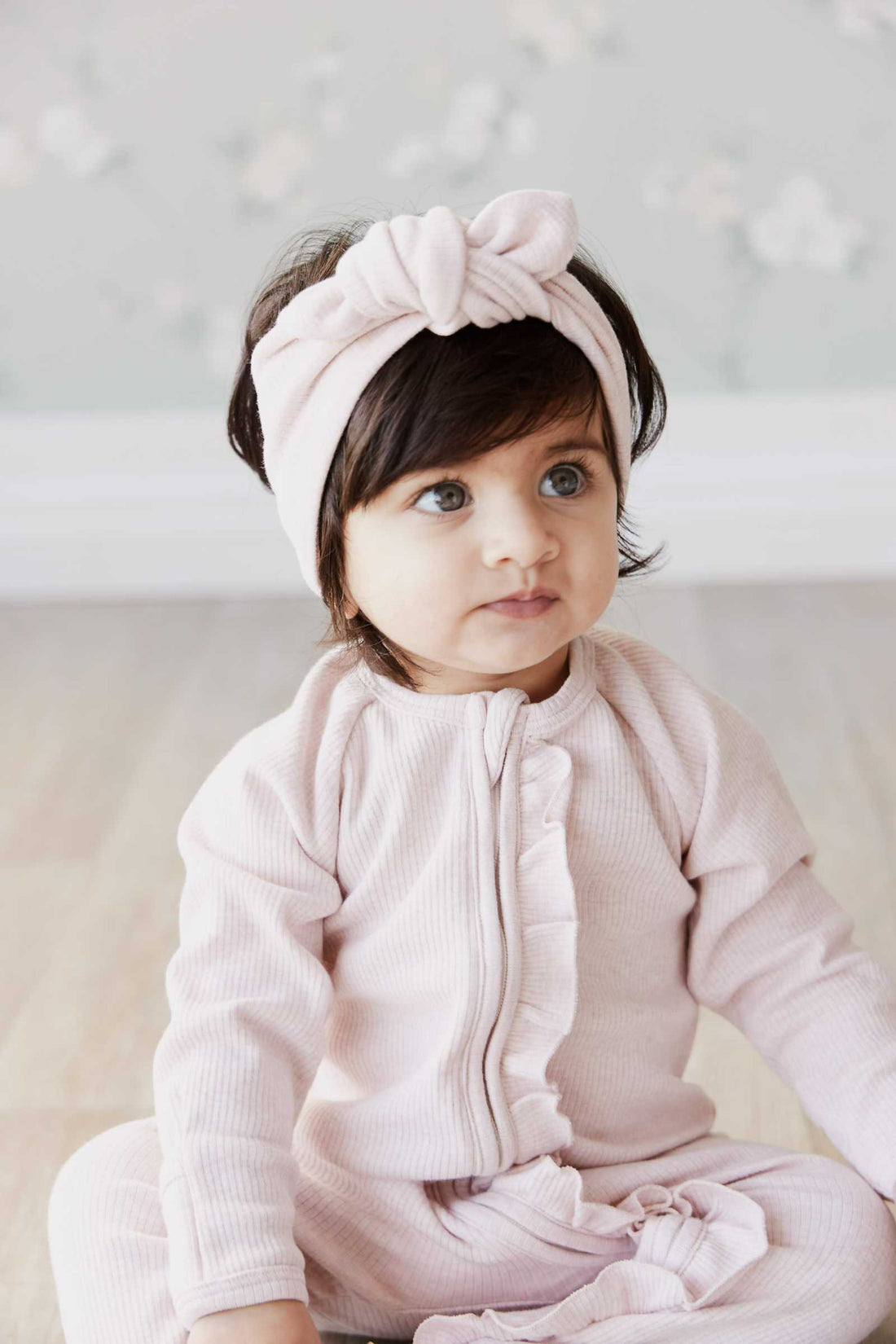 Organic Cotton Fine Rib Headband - Luna Marle Childrens Headband from Jamie Kay Australia