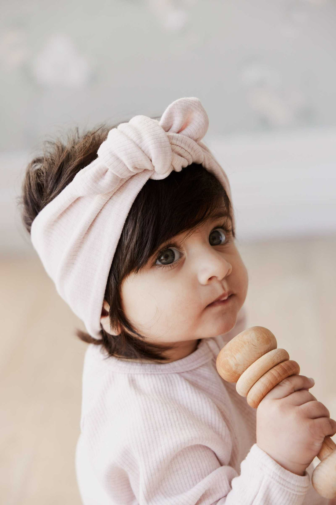 Organic Cotton Fine Rib Headband - Luna Marle Childrens Headband from Jamie Kay Australia