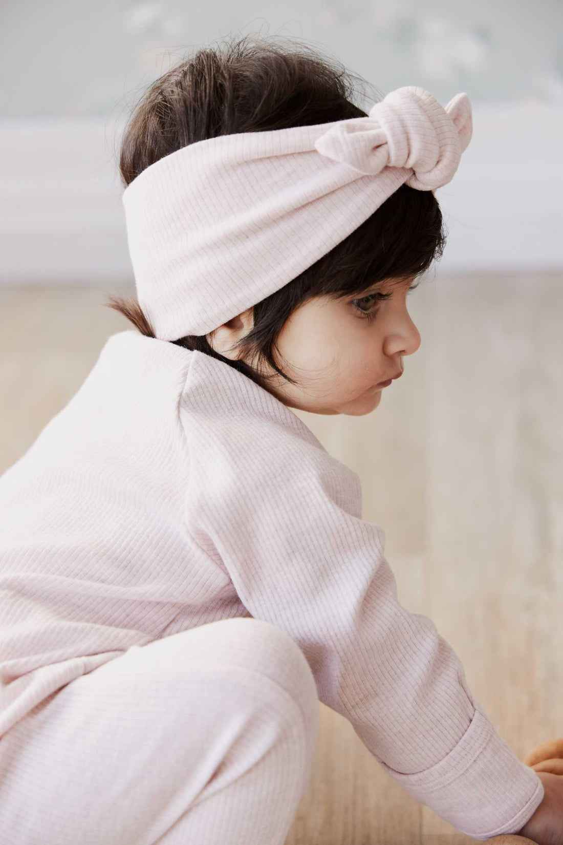 Organic Cotton Fine Rib Headband - Luna Marle Childrens Headband from Jamie Kay Australia