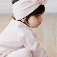 Organic Cotton Fine Rib Headband - Luna Marle Childrens Headband from Jamie Kay Australia