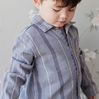 Isaiah Check Shirt - Isaiah Check Childrens Shirt from Jamie Kay Australia