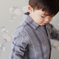 Isaiah Check Shirt - Isaiah Check Childrens Shirt from Jamie Kay Australia