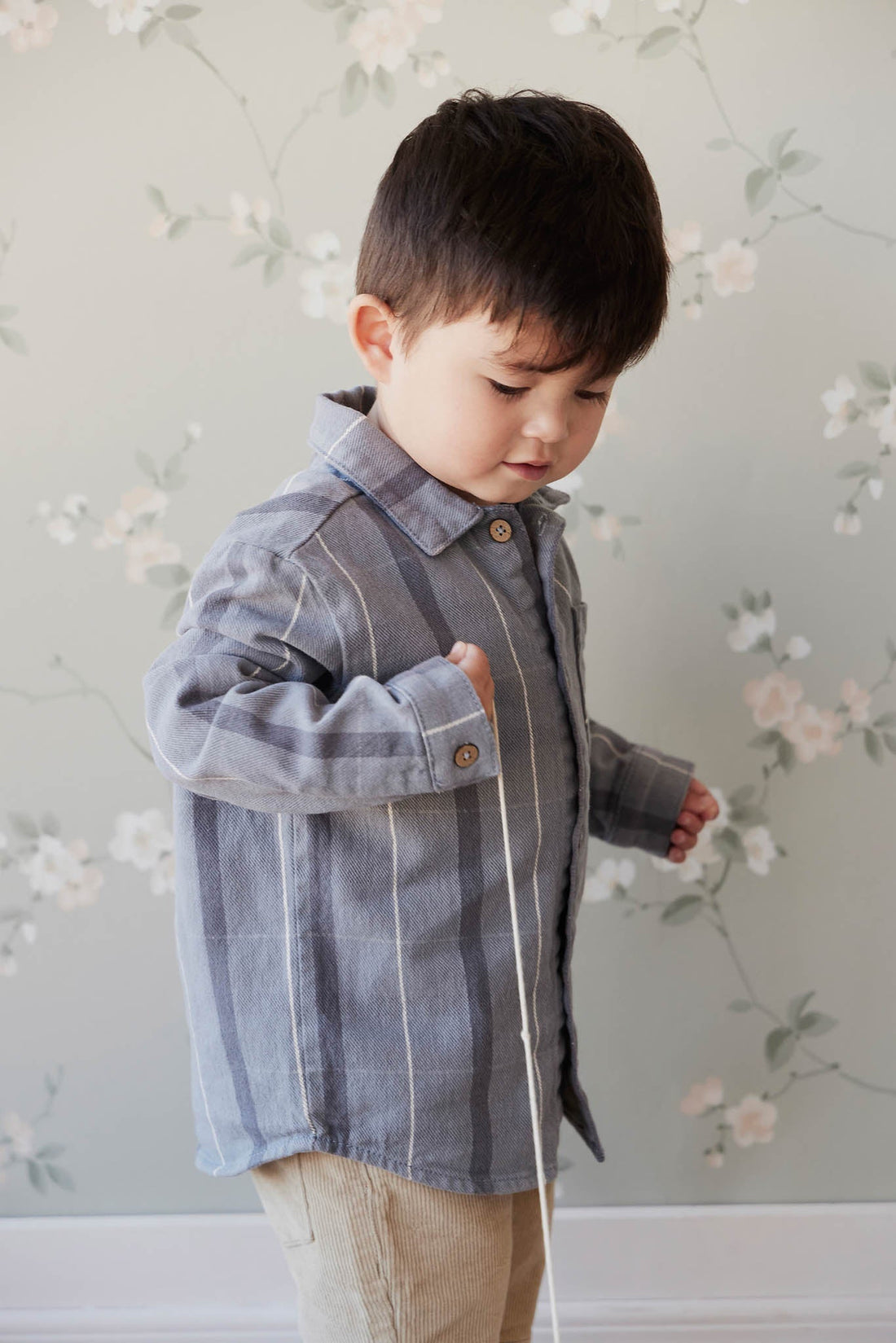 Isaiah Check Shirt - Isaiah Check Childrens Shirt from Jamie Kay Australia