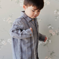 Isaiah Check Shirt - Isaiah Check Childrens Shirt from Jamie Kay Australia