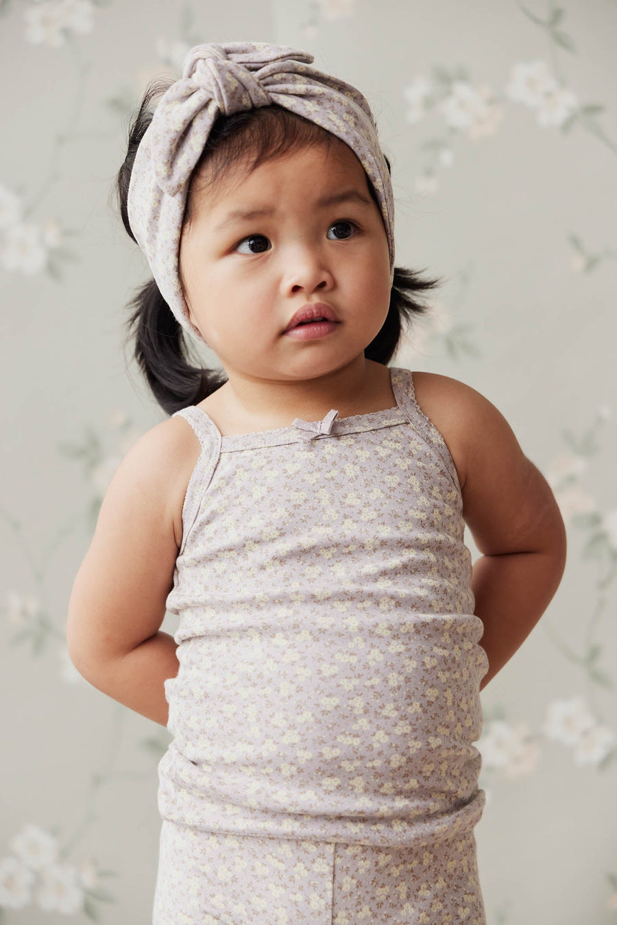 Organic Cotton Headband - Rosalie Field Raindrop Childrens Headband from Jamie Kay Australia