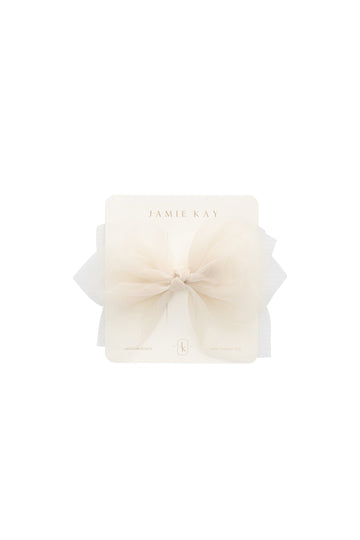 Fairy Bow - Blushed Rose Childrens Hair Bow from Jamie Kay Australia