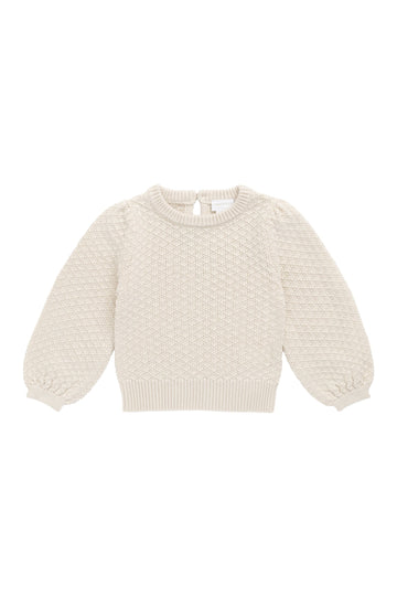 Harlow Jumper - Vanilla Childrens Top from Jamie Kay Australia