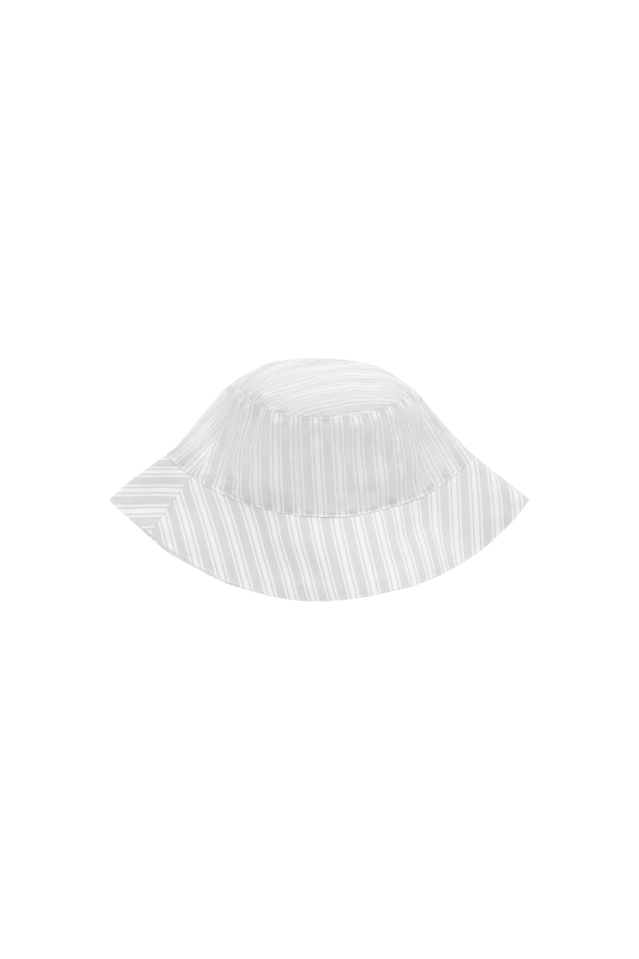 Organic Cotton Bucket Hat - Variegated Stripe Shoreline Childrens Hat from Jamie Kay Australia