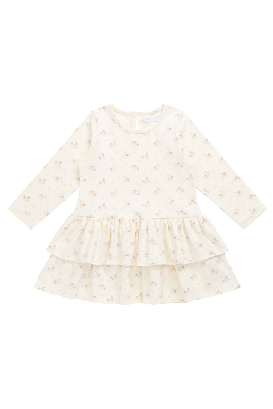 Organic Cotton Fayette Dress - Thelma Parchment Childrens Dress from Jamie Kay Australia