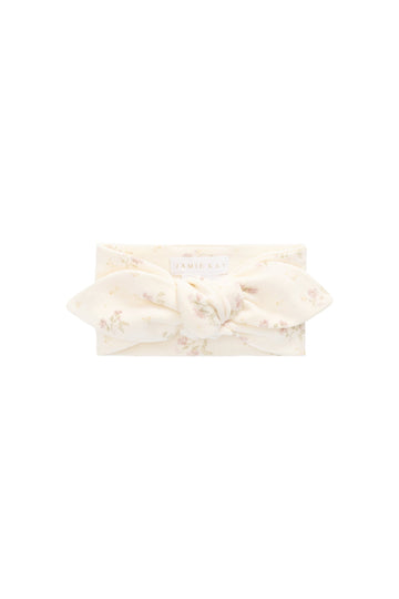 Organic Cotton Headband - Thelma Parchment Childrens Headband from Jamie Kay Australia