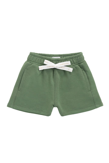 Organic Cotton Jalen Short - Snow Pea Childrens Short from Jamie Kay Australia