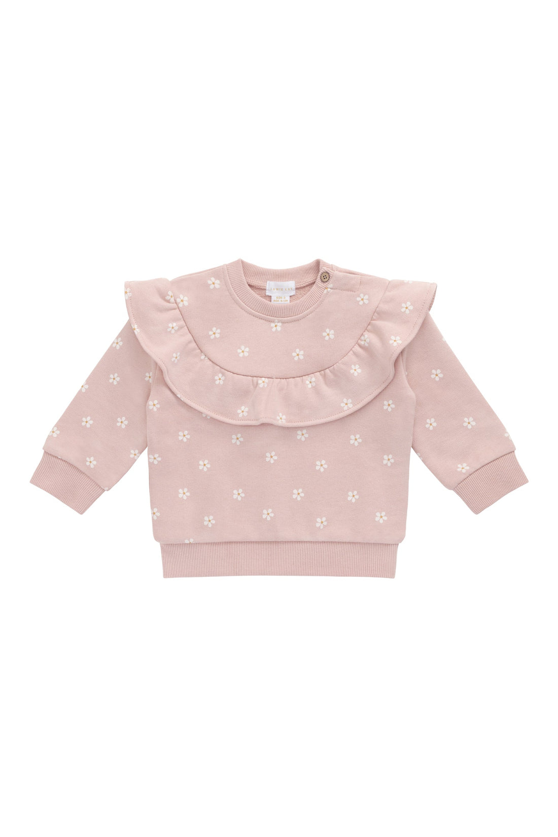 Organic Cotton Mckinley Sweatshirt - Josie Floral Childrens Top from Jamie Kay Australia