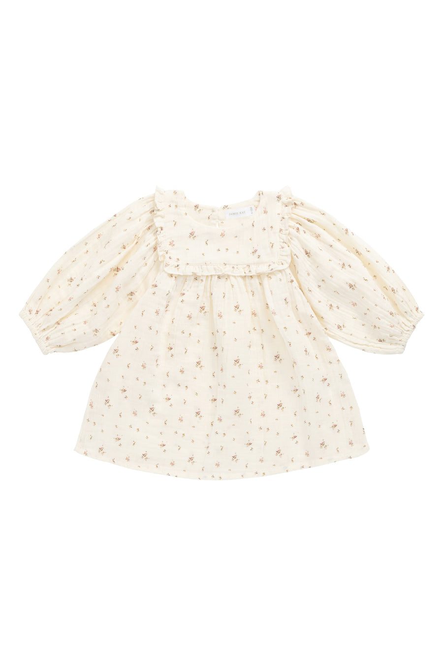 Organic Cotton Muslin Amira Dress - Dina Antique Childrens Dress from Jamie Kay Australia
