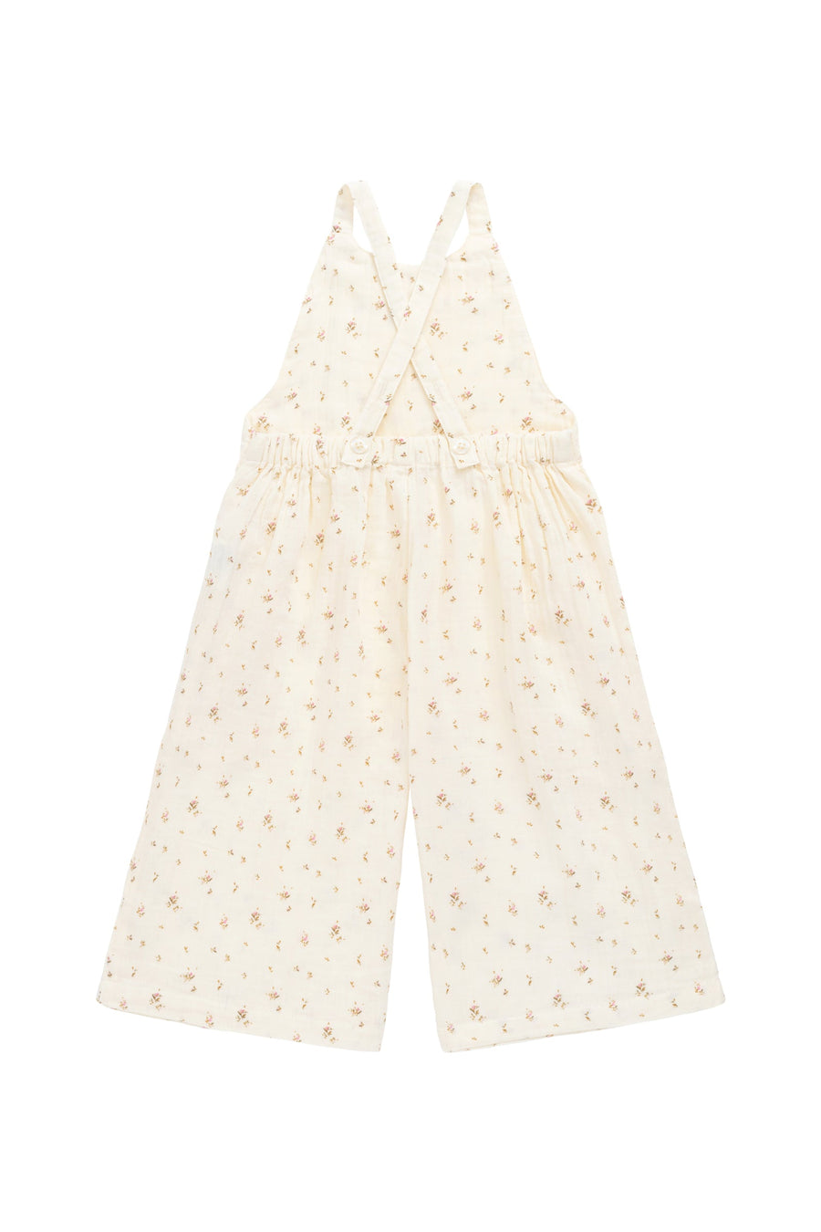 Organic Cotton Muslin Lana Jumpsuit - Dina Antique Childrens Jumpsuit from Jamie Kay Australia