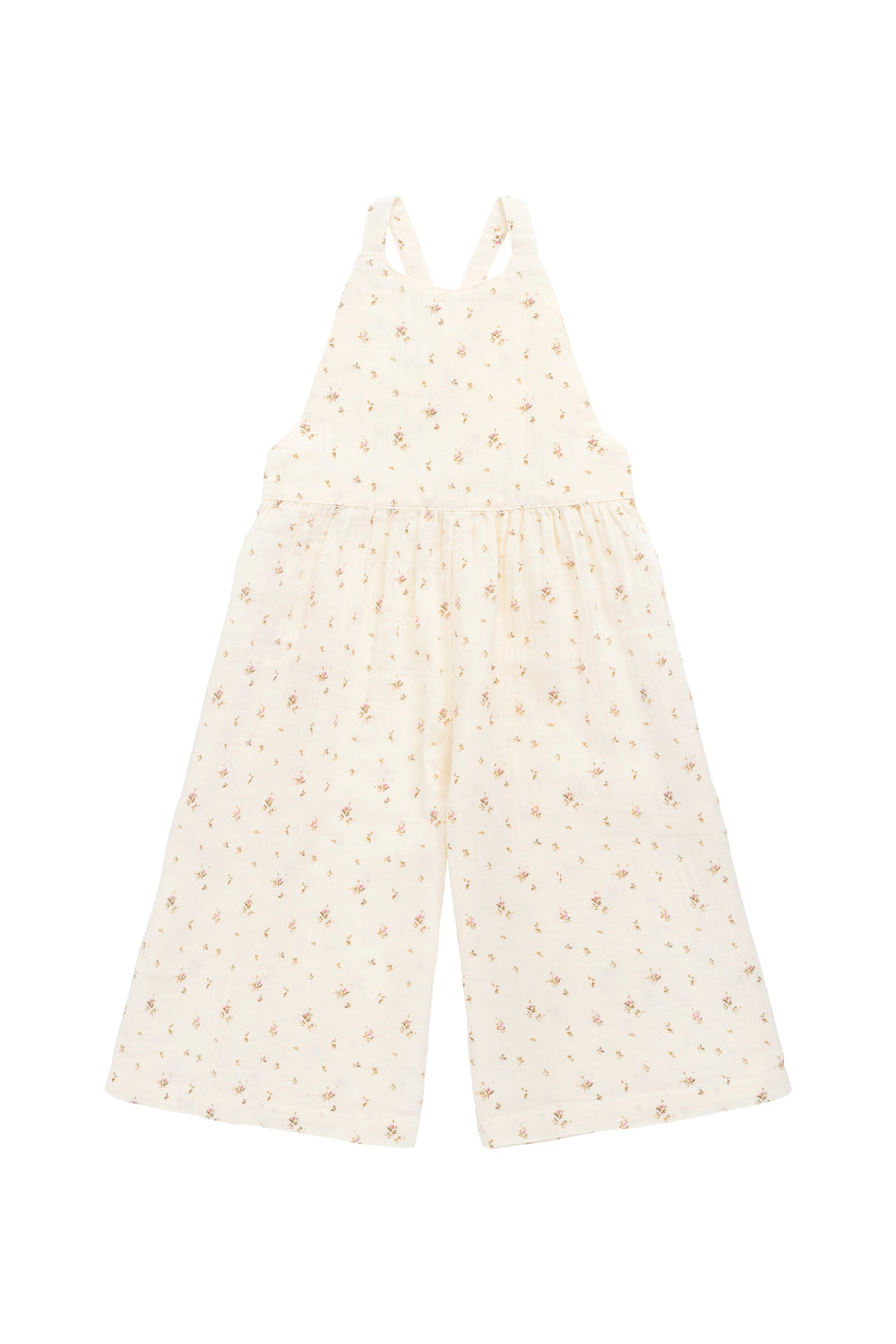 Organic Cotton Muslin Lana Jumpsuit - Dina Antique Childrens Jumpsuit from Jamie Kay Australia