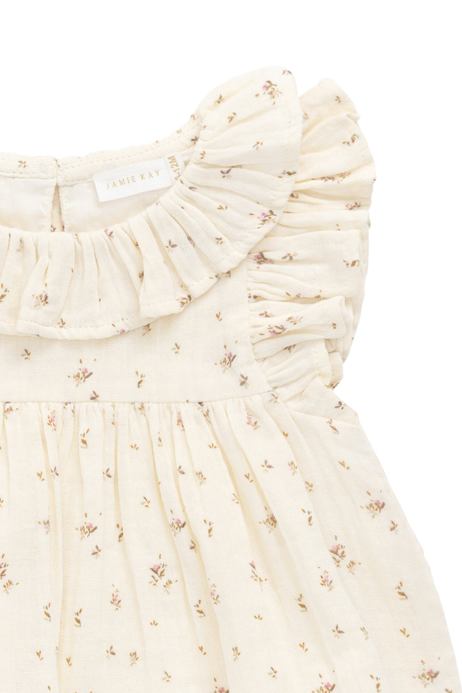 Organic Cotton Muslin Banks Blouse - Dina Antique Childrens Top from Jamie Kay Australia