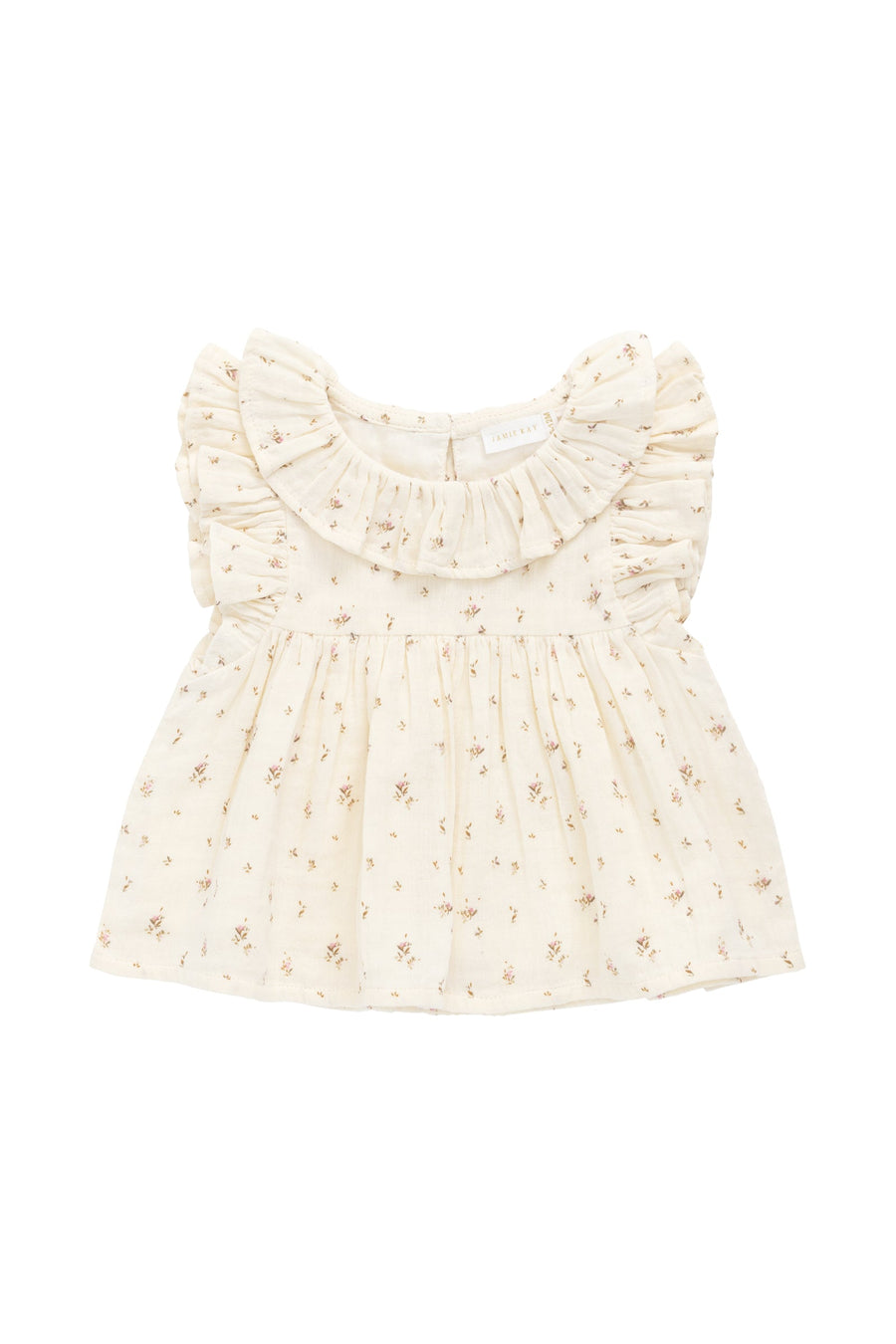 Organic Cotton Muslin Banks Blouse - Dina Antique Childrens Top from Jamie Kay Australia