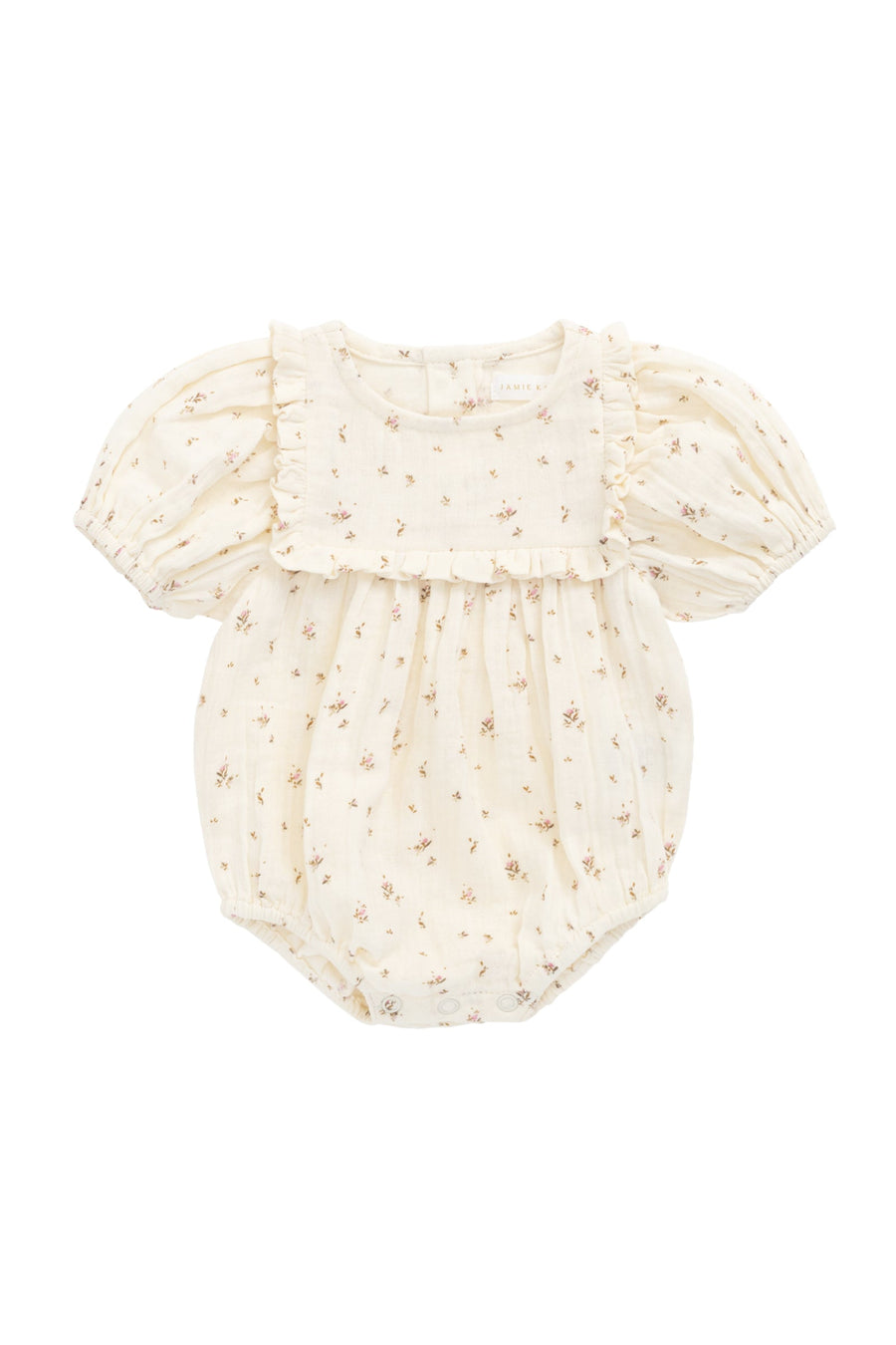 Organic Cotton Muslin Odette Playsuit - Dina Antique Childrens Jumpsuit from Jamie Kay Australia