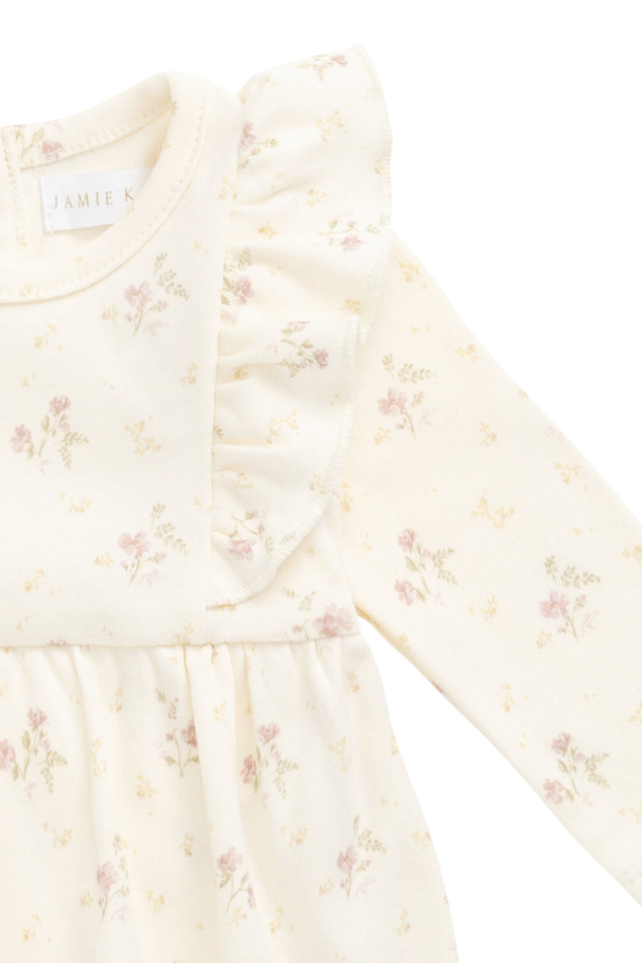Organic Cotton Vivienne Playsuit - Thelma Parchment Childrens Playsuit from Jamie Kay Australia
