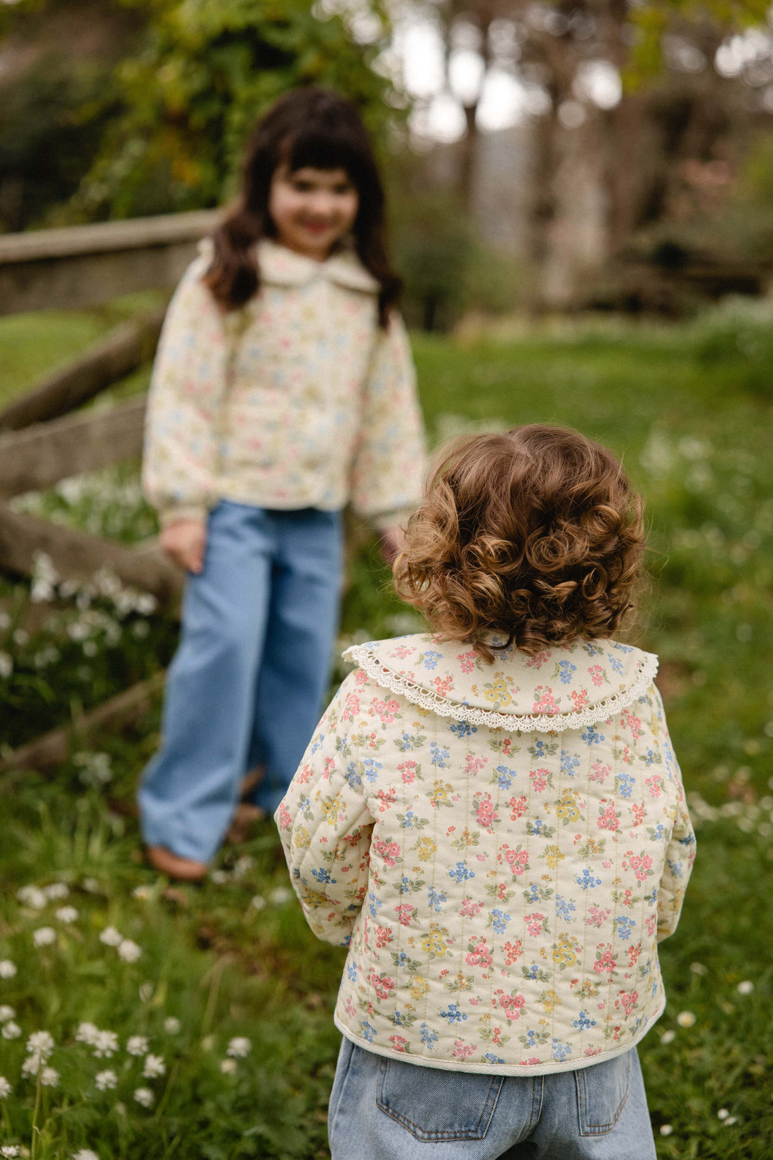 Jaida Pincord Jacket - Morgan Vanilla Childrens Jacket from Jamie Kay Australia