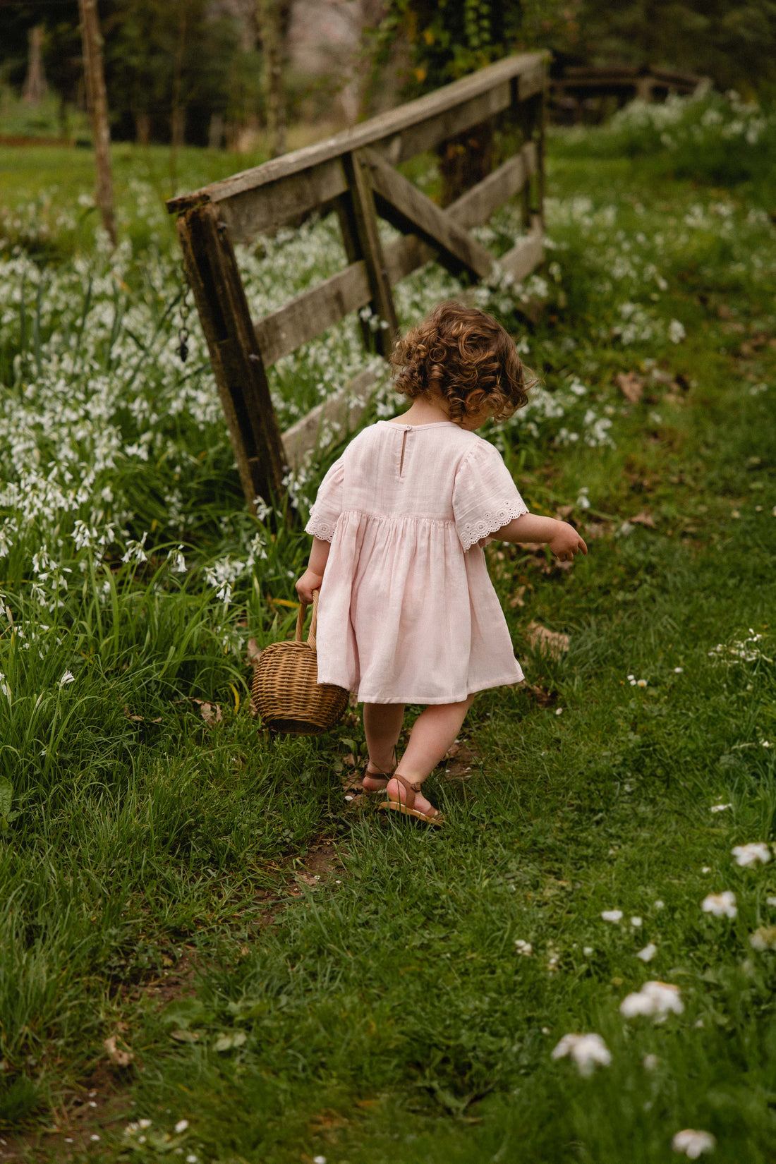 Organic Cotton Muslin Chloe Dress - Cotton Candy Childrens Dress from Jamie Kay Australia