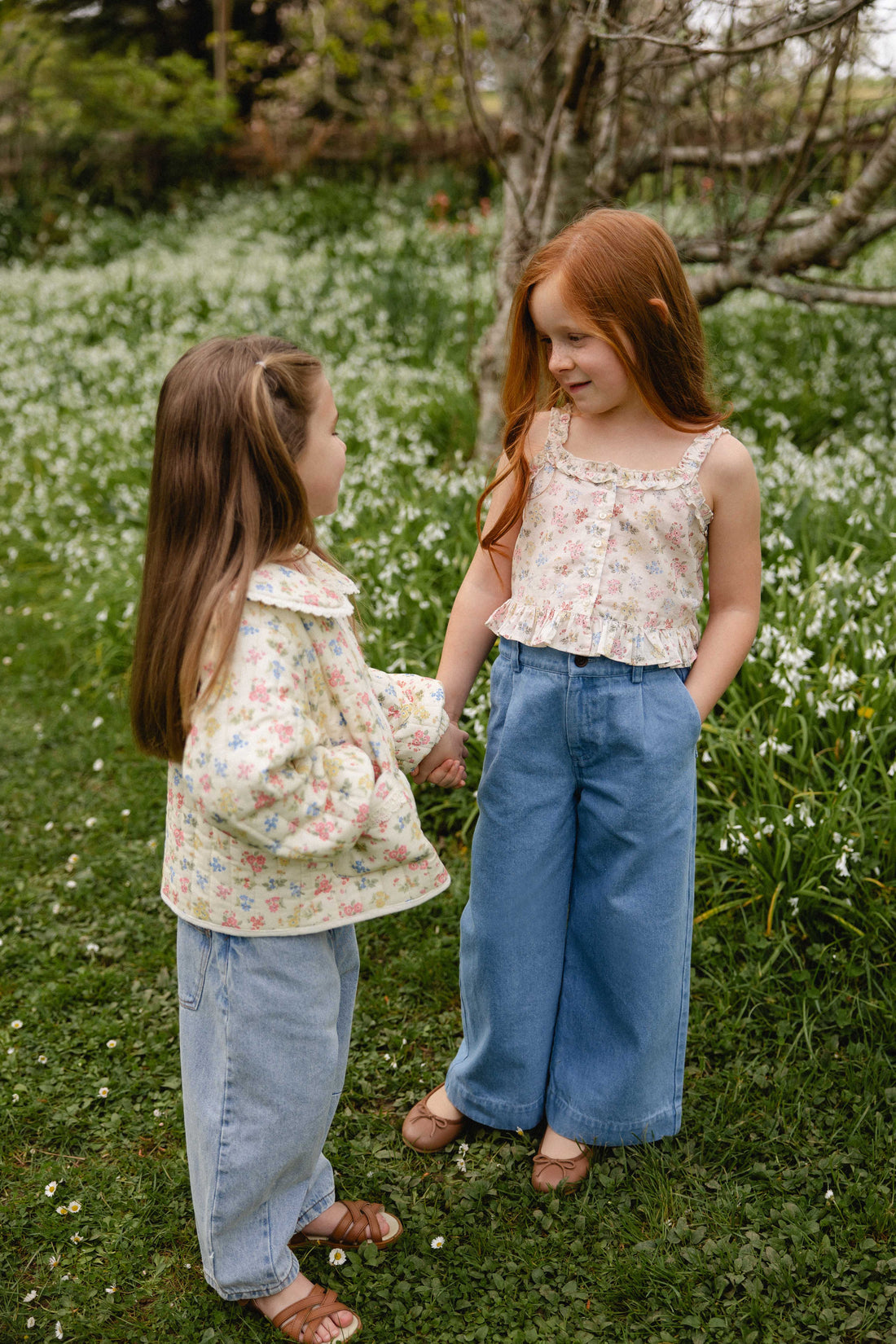 Organic Cotton Cassidy Top - Morgan Vanilla Childrens Top from Jamie Kay Australia
