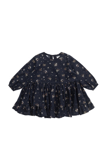 Organic Cotton Louise Dress - Bouquet De Fleur Childrens Dress from Jamie Kay Australia