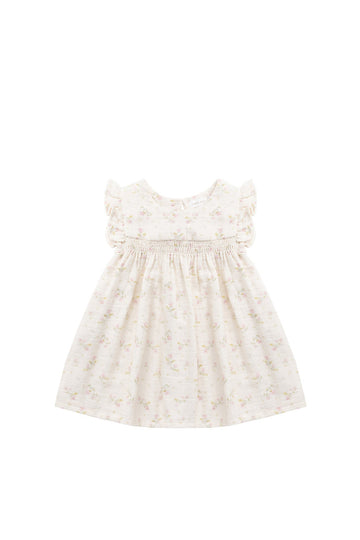 Organic Cotton Muslin Tiana Dress - Emelia Pink Childrens Dress from Jamie Kay Australia