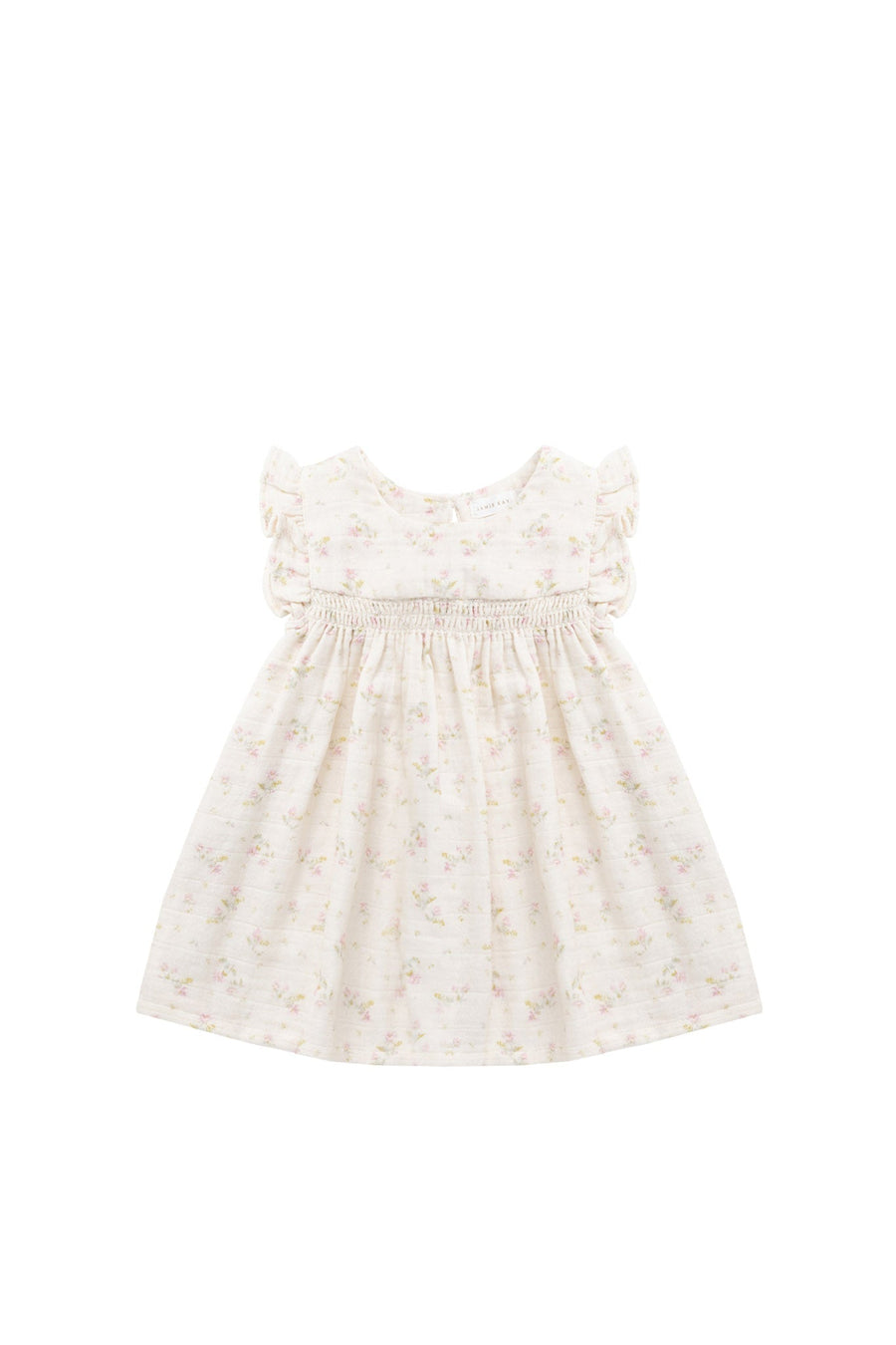 Organic Cotton Muslin Tiana Dress - Emelia Pink Childrens Dress from Jamie Kay Australia