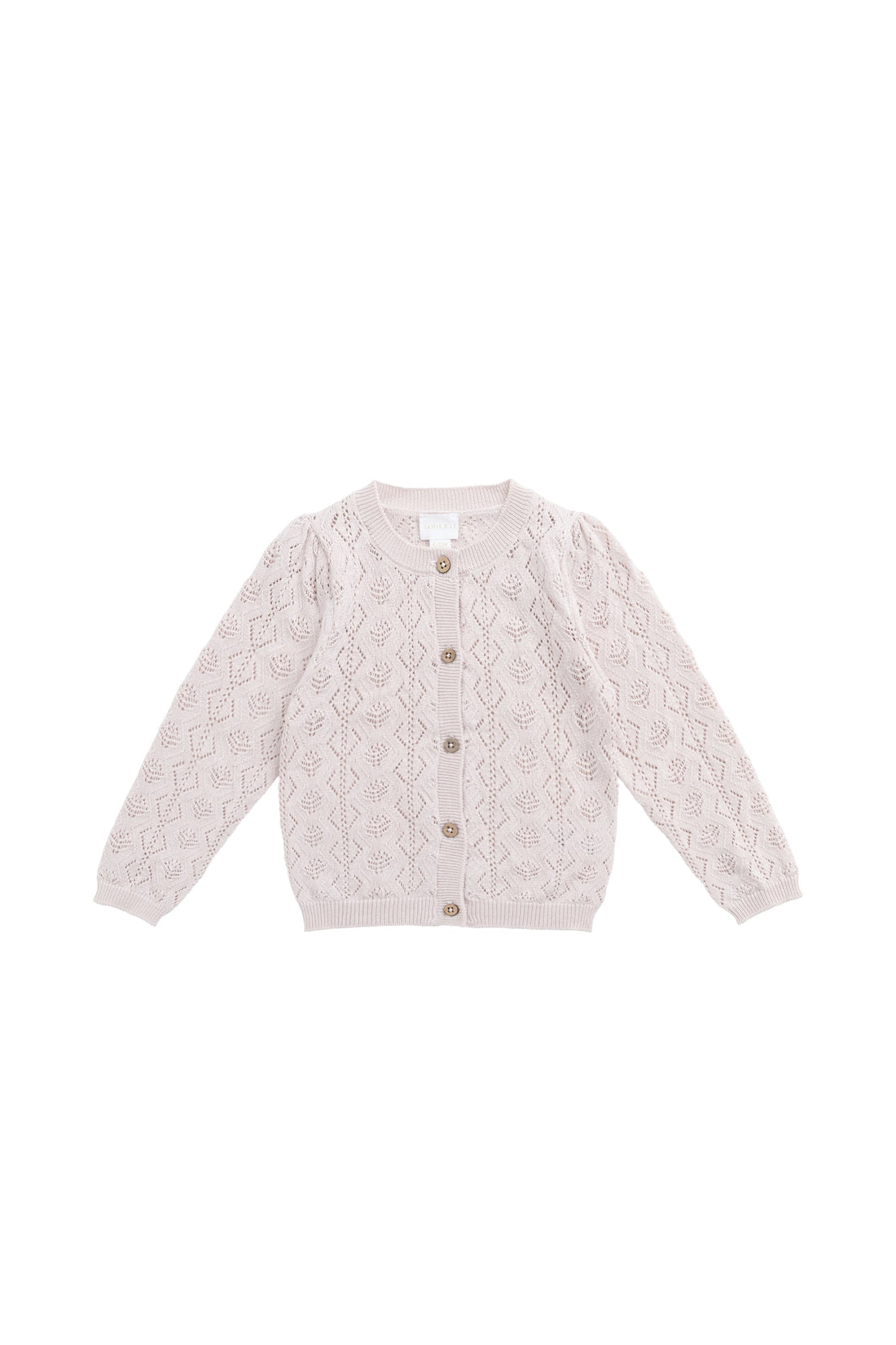 Mila Cardigan - Soft Misty Rose Childrens Cardigan from Jamie Kay Australia