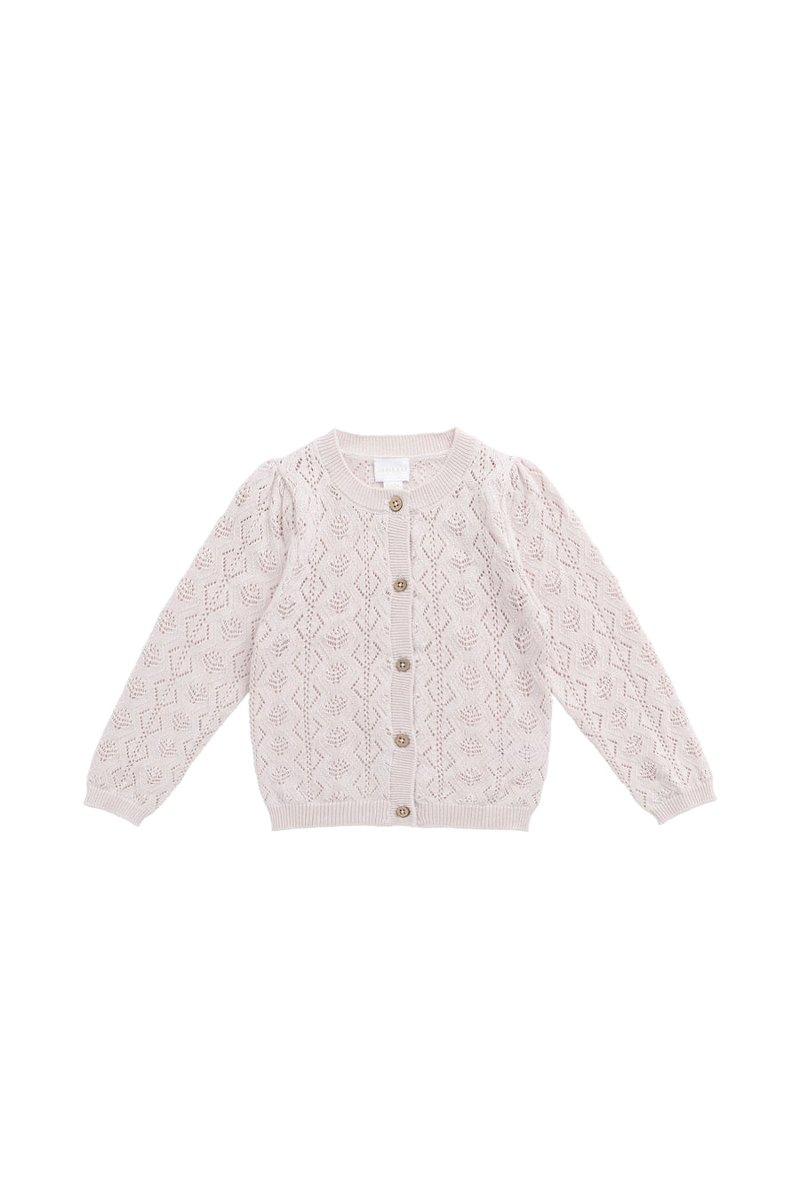 Mila Cardigan - Soft Misty Rose Childrens Cardigan from Jamie Kay Australia