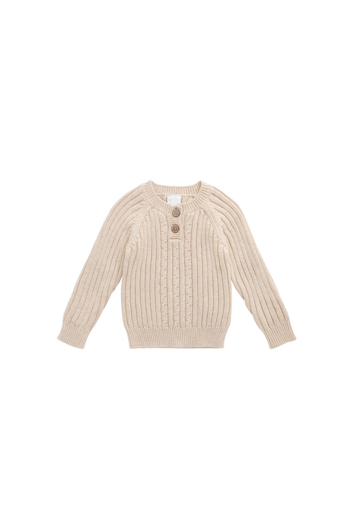 Nathaniel Jumper - Oatmeal Marle Childrens Jumper from Jamie Kay Australia