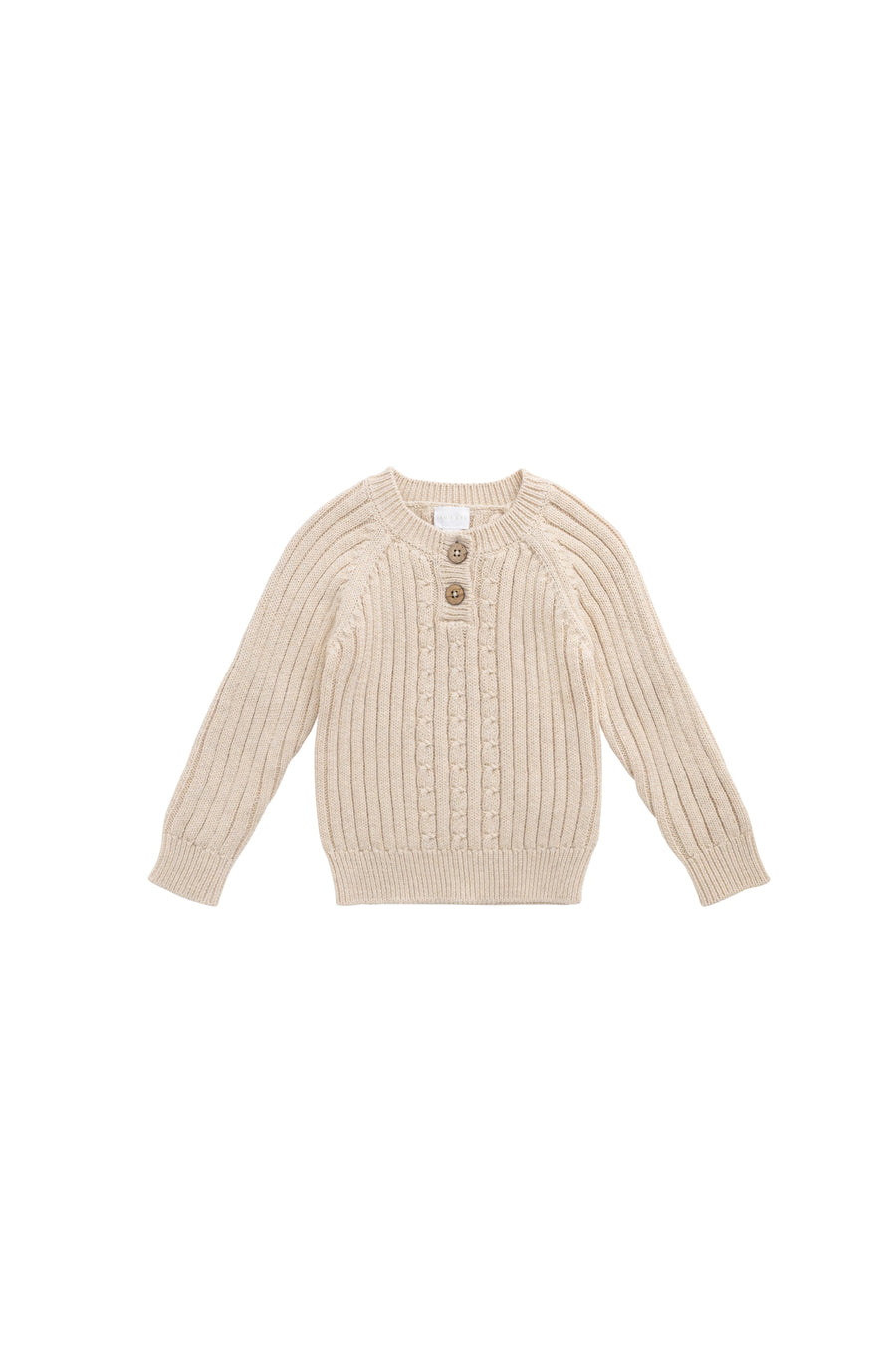 Nathaniel Jumper - Oatmeal Marle Childrens Jumper from Jamie Kay Australia