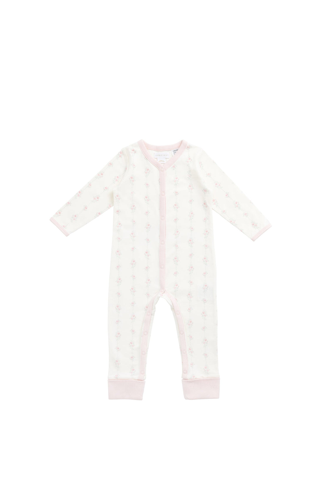 Organic Cotton Amory Onepiece - Rose Trail Childrens Pyjama from Jamie Kay Australia