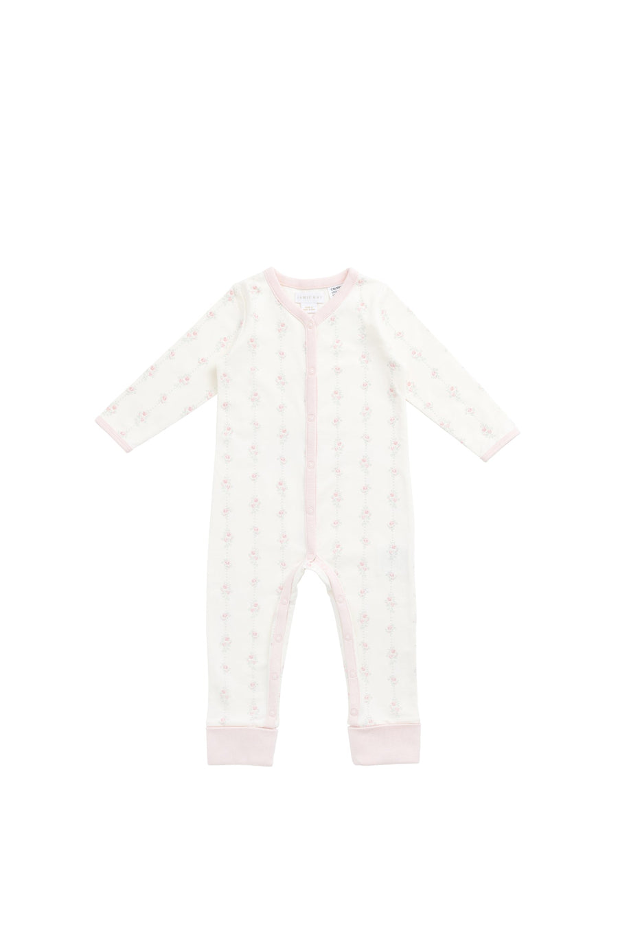Organic Cotton Amory Onepiece - Rose Trail Childrens Pyjama from Jamie Kay Australia