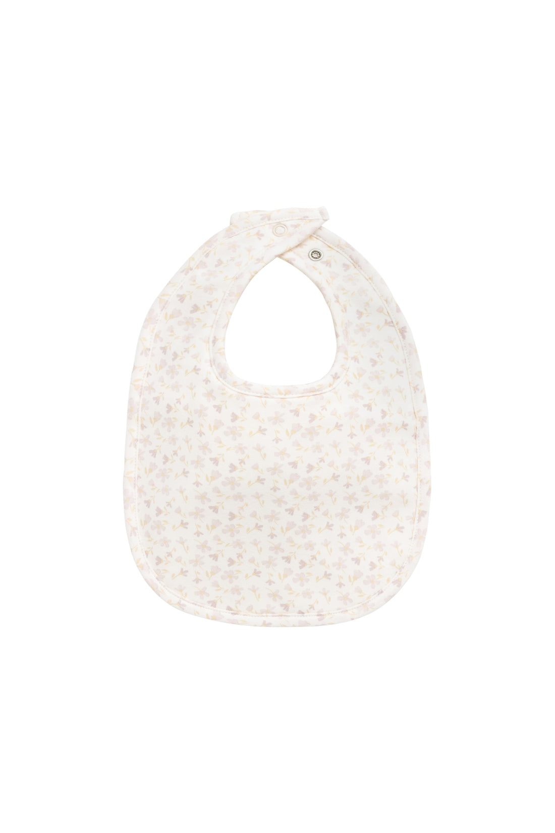 Organic Cotton Bib - Aries Mauve Childrens Bib from Jamie Kay Australia