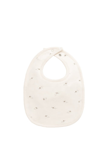Organic Cotton Bib - Bumblebees Childrens Bib from Jamie Kay Australia