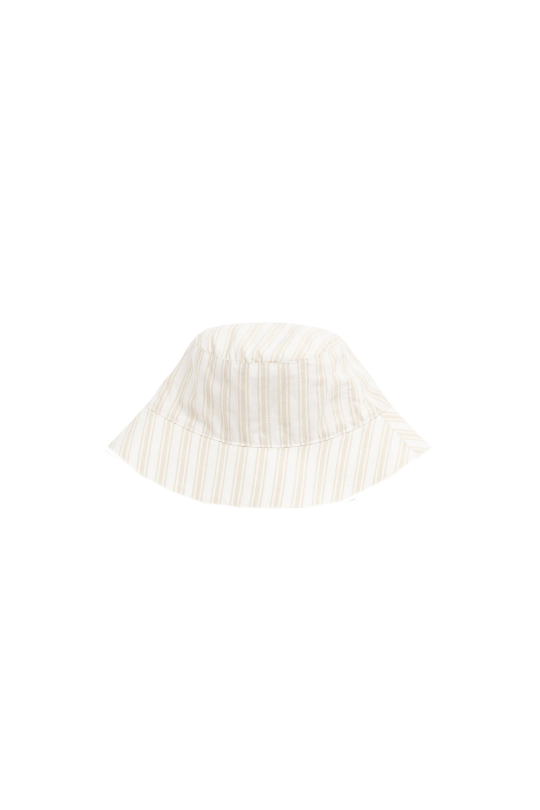 Organic Cotton Bucket Hat - Variegated Stripe Foam Childrens Hat from Jamie Kay Australia