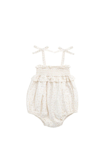 Organic Cotton Cleo Playsuit - Aries Mauve Childrens Playsuit from Jamie Kay Australia