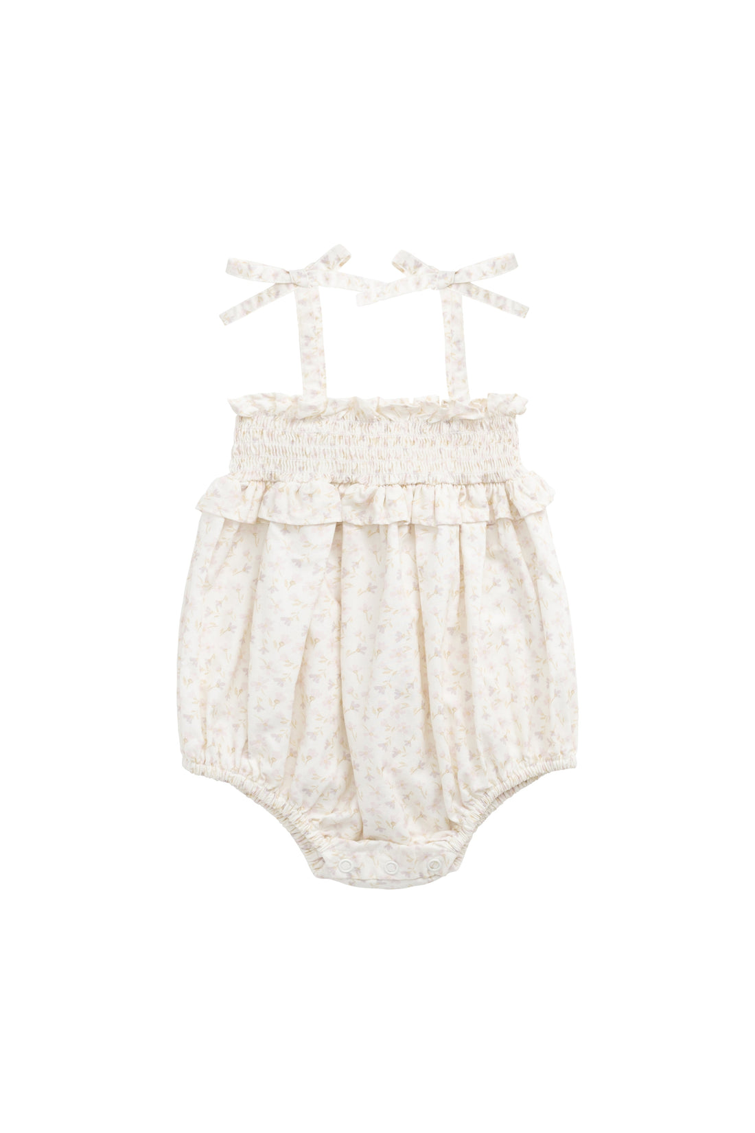 Organic Cotton Cleo Playsuit - Aries Mauve Childrens Playsuit from Jamie Kay Australia