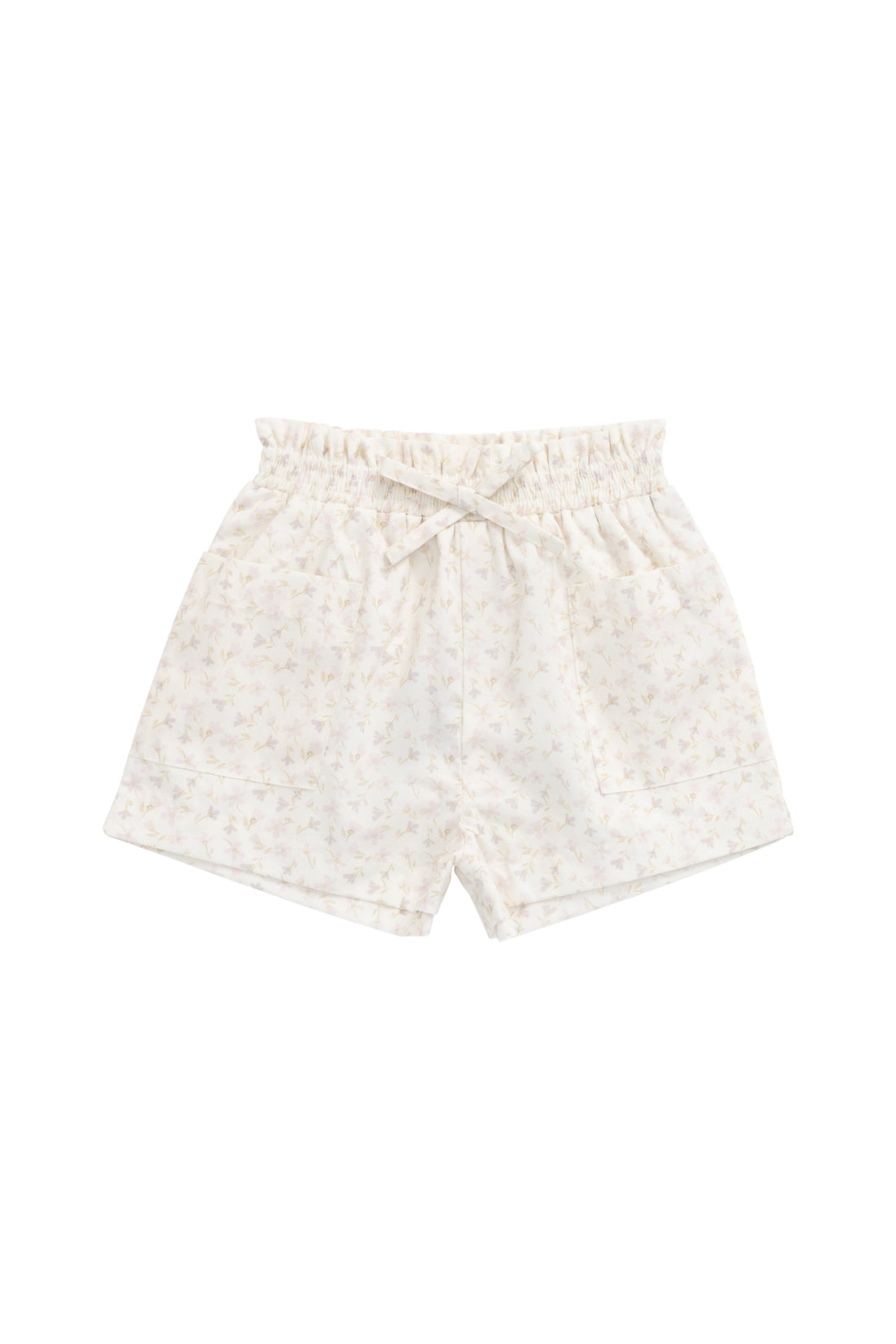 Organic Cotton Emelia Short - Aries Mauve Childrens Short from Jamie Kay Australia