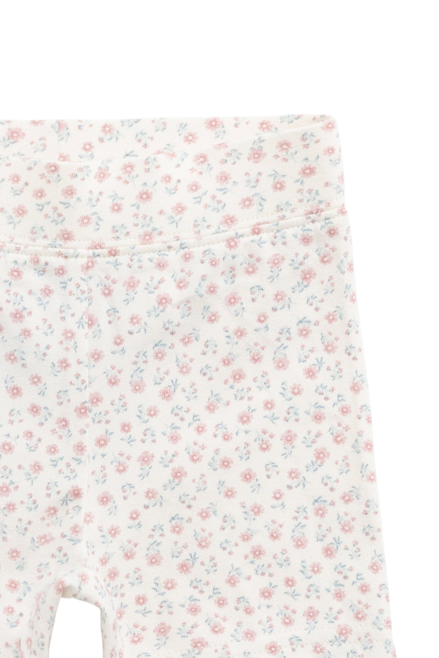 Organic Cotton Everyday Bike Short - Posy Garden Pink Childrens Short from Jamie Kay Australia