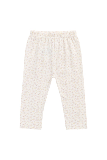 Organic Cotton Everyday Legging - Aries Mauve Childrens Legging from Jamie Kay Australia